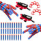 ZITUZY 2 Stück Handschuhe, Handschuhe Spinnennetz, Spider Handschuhe Kinder Spielzeug, für Kinder Fans (Kugel)