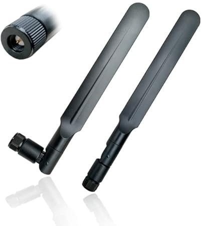2 x UniteCom 4G 5G Terminal Paddle Black Antenna Omni Directional LTE Heavy Duty SMA Cellular Broadband Router Mobile Internet Indoor Outdoor Robust Rugged Aerial 02 EE Vodafone Three