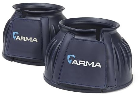 Shires ARMA Hufglocken für Pferde, Marineblau, Cob