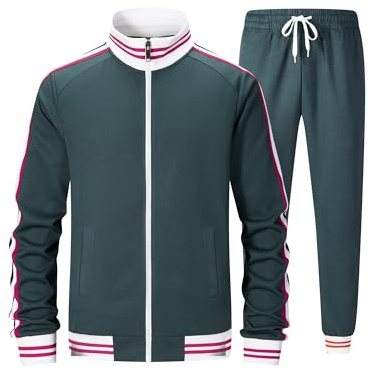 ZPB Herren Trainingsanzug Jogginganzug Sportanzug Fußball Sporthose Männer Hoodie Hose für Gym Tracksuit