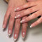 30 Stück Weiß Rosa French Tipp Press on Nails Lang Mandel Gefälschte Nägel Chrom False Nails Glänzend Vollabdeckung Falsche Nägel, Acryl Künstliche Fingernägel für Frauen Maniküre (Weiße Mandel)