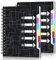 WIYETY 2 Stuck Notizbuch A5 mit Register: Notizbuch mit Register A5 Liniert Spiralbindung(150 Seiten), Notizbuch Register A5 Ringbuch Liniert für Arbeit Office Schule College Essentials, Schwarz