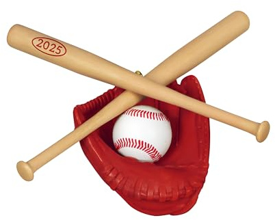 Hallmark Keepsake Christmas Ornament 2025, Baseball Star 2025, Gifts for Sports Fans