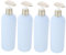 FRCOLOR 4 Stück Duschgel In Separaten Flaschen Glosse Flüssigkeiten Ölflaschen Shampoo Sirup Pumpspender Flaschen Körperlotion Pump Toilettenartikel Nachfüllbare Gläser
