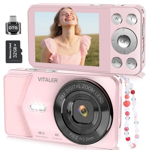 Fotocamera (Dual Shoot, Rosa)