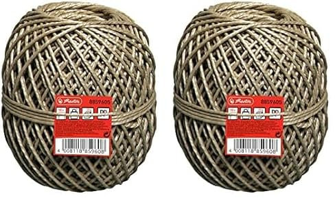 Herlitz 8859605 Bindfaden 100m, 45kg/ 20kg, Farbe braun (Packung mit 2)