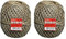 Herlitz 8859605 Bindfaden 100m, 45kg/ 20kg, Farbe braun (Packung mit 2)