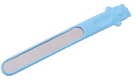 Lima per unghie morbida per bambini con forme di cartoni animati, strisce abrasive, antigraffio, per neonati e genitori, per bambini