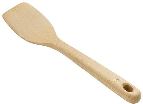 OXO Good Grips Pfannenwender aus Holz mit natürlichem Öl-Finish – für Spiegeleier, Frikadellen und mehr, Natur