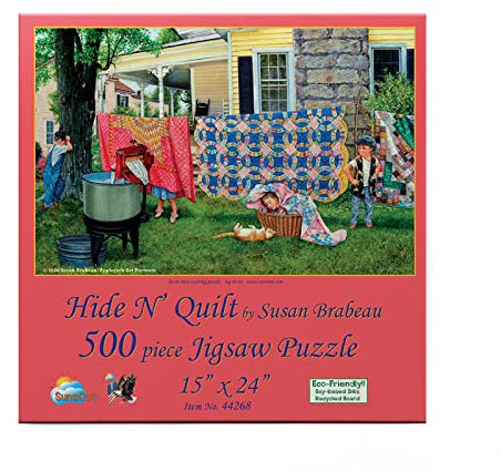 SunsOut 44268 Hide n 'Quilt Puzzle Kunst und Craft Produkt
