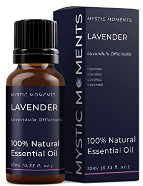 Mystic Moments | Olio essenziale di lavanda 10 ml - olio naturale per diffusori, aromaterapia e massaggio miscele senza OGM vegano