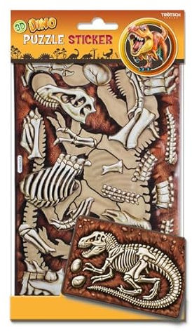 Puzzlesticker Dino Tyrannosaur (Wandsticker)
