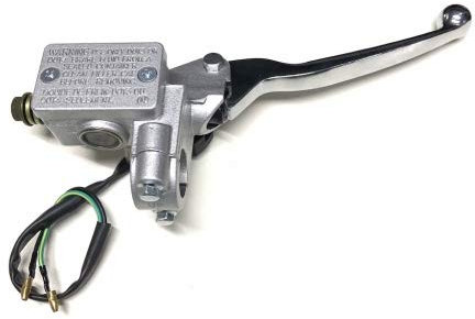 Streetparts24 Bremspumpe Bremszylinder rechts inkl. Bremshebel passend für Kymco Agility 50/125 – Erstausrüsterqualität, für 22 mm Lenker
