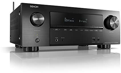 Denon AVR-X2600H 7.2-Kanal AV-Receiver, HiFi Verstärker, Alexa Kompatibel, 8 HDMI Eingänge & 2 Ausgänge, Bluetooth & WLAN, Musikstreaming, Dolby Atmos, AirPlay 2, HEOS Multiroom
