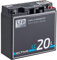 ECTIVE LC20 LiFePo4 Batterie - 12V, 20Ah, BMS, wiederaufladbar, wartungsfrei - Deep Cycle Akku, Lithium Eisen-Phosphat Versorgungsbatterie, Bootsbatterie, Solarbatterie für Wohnwagen, Wohnmobil, Boot