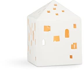 Kähler Lichthaus Town House Urbania Sammlerobjekt dänisches Design, Weiss