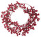 Amosfun Künstliche Beerengirlande Rote Beeren Weihnachtsgirlande 180cm Weihnachtskranz DIY Basteln Drinnen Draußen Hängende Weihnachtsdeko Weihnachtsbaumschmuck Party Wand Fenster Dekoration