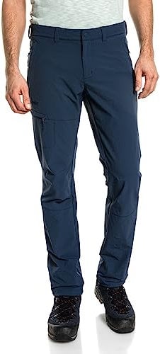 Schöffel Herren Pants Koper1, robuste Herren Hose mit 4-Wege-Stretch, elastische und wasserabweisende Wanderhose für Männer, dress blues, 24