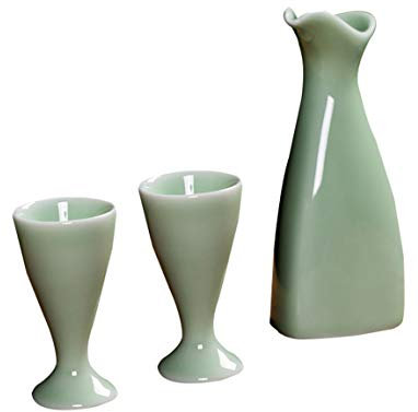 Ensemble de verres à vin en céramique pour la maison, un pot, deux verres, un verre à vin blanc, un distributeur de vin antique, un verre à vin jaune, une petite tasse à vin chinoise, un verre à saké