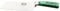Rockingham Forge Sunrise Collection 7” Santoku Japanese Chef’s Kitchen Knife, Premium Stainless Steel with Ergonomic Resin Handles, Emerald, RF-2105GN