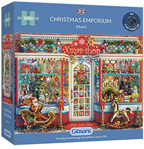 Gibson Games G6328 Weihnachten Puzzle, Mehrfarbig