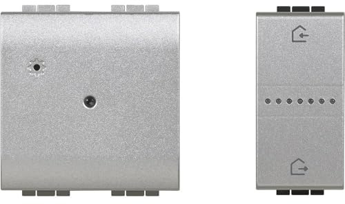 BTICINO Gateway e Scenario Entra/Esci Livinglight NT4510C, Dispositivo per Creare Casa Connesa e Comando Wireless per Tapparelle, Prese, Luci WiFi da Remoto, Automazioni,Sicurezza, Comfort, Smart Home