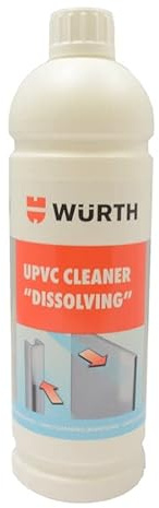 Würth 0893764502 PVC Plastic Cleaner, Others, Placlnr-Dissolving, 1000ml, Pack of 12