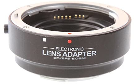 Hersmay EF-EOS M Autofokus Elektronischer automatischer Objektivadapter für Canon EF EF-S Objektiv auf EOS M EF-M Mount spiegelloses Kameragehäuse M1 M2 M3 M5 M6 M10 M50 M100 M200, M50 II, M6 II