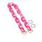 Xiazw 58 cm Einstellbare Acryl Kette Taschenkette Geldbörsen Riemen Schultergurt Taschengurt Ersatz Dekoration für Taschen Handtaschen (Rosarot)
