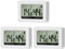 Thlevel Luftfeuchtigkeitsmesser Hygrometer Thermometer Mini Innen Temperatur Digitales mit Komfortstufen Indikator und Halterung für Büro Wohnzimmer Gewächshaus 3 Stücke