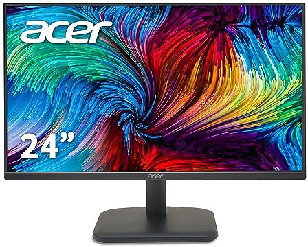acer EK241Y H 23.8-inch Monitor - VA Panel, 1920 x 1080, 5ms, 100Hz, FreeSync, HDMI, VGA