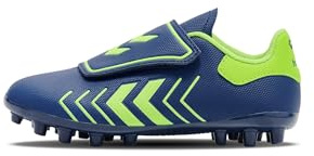 Hummel Unisex Kinder Hattrick Mg Jr Football Shoe, Navy Peony, 28 EU