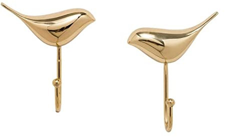 PIPONS Wandhalterungshaken Ein Paar Vogel Kleiderhaken American Creative Kupfer Wandgarderobe Dekoration Schlafzimmertür Wandaufhänger Wandhandtuchhaken
