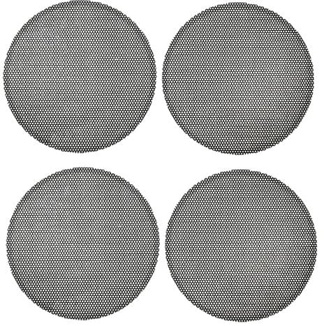 4 Pieces Mesh Dust Filter for Console Face Plate Cooling Vents for PS5,11cm Round Pvc Ventilation Filter,Game Console Exterior Cover Spare Part