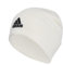 adidas Unisex Logo Beanie, Off White/Black, L