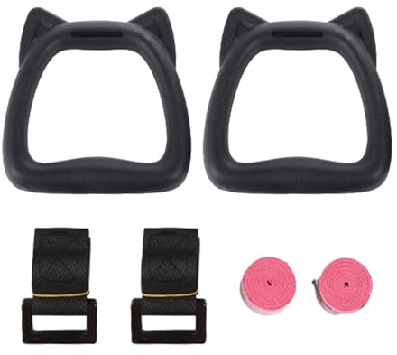 NyxSeat 1 Satz Kinder-Ring-Trainingsset, Kinder-Fitness-Gymnastikgeräte, Turngeräte für Jungen und Mädchen, rutschfeste Trainingsgeräte, professionelle Fitness-Ringe