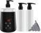 LINBEAUTI Chauffe-huiles de massage avec deux bouteilles et un entonnoir pour chauffer les huiles de massage à utiliser à la maison ou dans le spa.