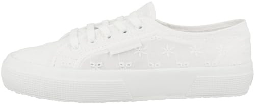 Superga Damen Sneaker Low 2750 Flower Sangallo Weiss 40