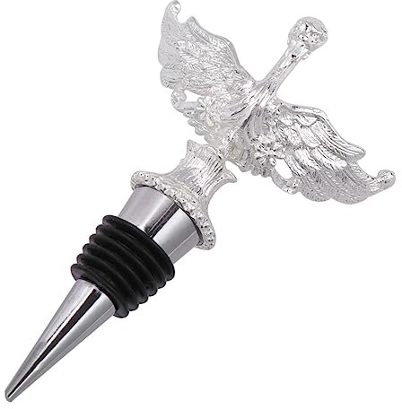 ABOOFAN Wine Plug Wine Bottle Plug Oil Topper Glass Wine Stoppers Wine Sealer Bottle Toppers Vacu Wine Saver Whiskey Decanter Liquor Stoppers Wine Wine Stoppers Wine Cap Metal