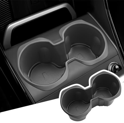 BIBIBO Porte-gobelet en silicone pour console centrale BMW X1 U11 iX1 / X2 U10 iX2 2 2023-2025, organiseur de console centrale, boîte de rangement, porte-gobelet