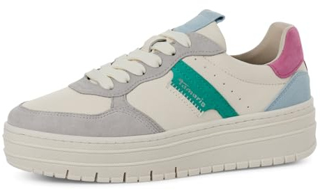 Tamaris Schnürer Damen sportlich Multicolor,EU 42