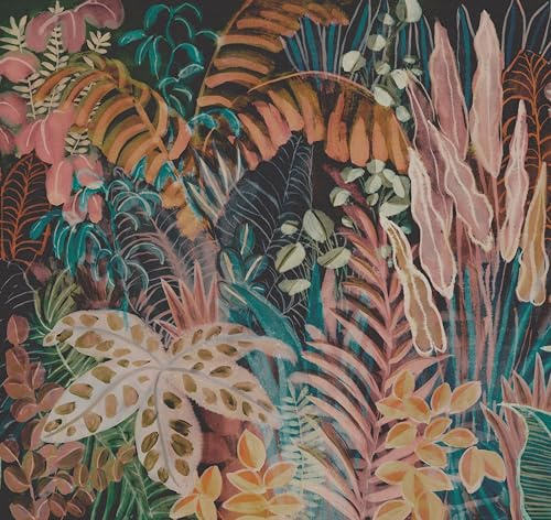 SCHÖNER WOHNEN-Kollektion Fototapete BOTANICAL 366693 mit Dschungel Motiv in Schwarz - 3,00 m x 3,18 m