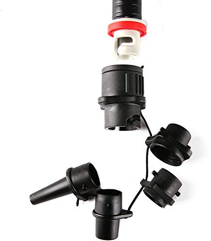 Pump Adapter Dinghy Valve Adapter, SUP Pump Adapter Boston Valve Adapter for Conventional Air Pump, Air Pump Converter Air Valve Adapter for Inflatable Boats, Fishing Boats (Style A)