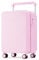 TUPLUS Koffer Trolleys Leicht PC Reisekoffer mit 4 Rollen Hartschalenkoffer ABS Rahmen Rollkoffer Reißverschluss TSA-Schloss,Impression Classic Plus,56.2cm-38L,ROSA