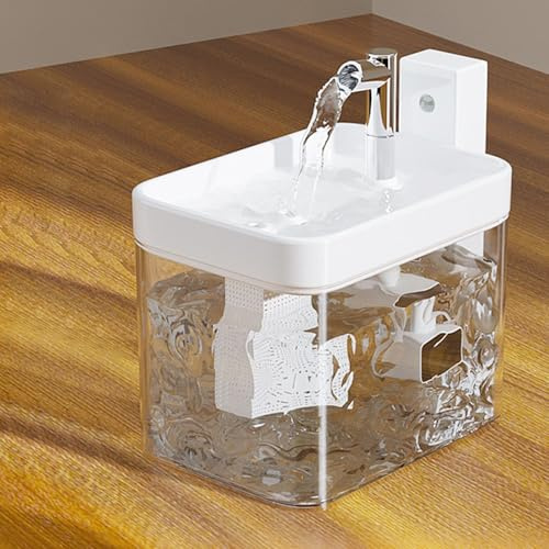 Fontaine À Eau Pour Animaux De Compagnie, Fontaine À Eau Polyvalente De 1,5 L Pour Chats Et Chiens D'intérieur - Distributeur D'eau Automatique, Fontaine À Eau À Pompe Silencieuse Pour Chats,D