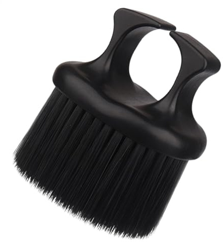 Cepillo para barba de dedo, plumero para barba, cuello y cara, cepillo de