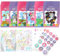 THE TWIDDLERS 36 Mini Libri da Colorare per Borse da Festa, con Adesivi - Tema Unicorno, A6 Mini Libri per Bambini, Età 4-8 Anni, Piccoli Libri da Colorare Perfetti per Riempire le Borse da Festa
