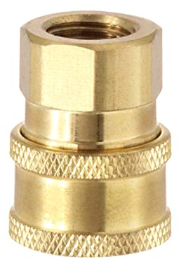 Pressure Parts- Pressure Washer M14 Metric- Fitting Female Thread Quick Connector Brass