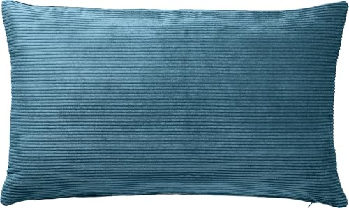 Erwin Müller Kissenhülle Glasgow Cord Petrol Größe 30x50 cm