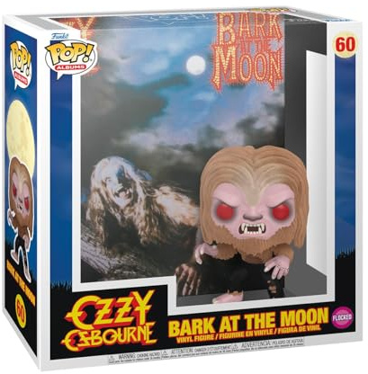 Funko Pop! Albums: Ozzy Osbourne - Bark at The Moon - Flocked - Collectable Vinyl Figure - Gift Idea - Official Merchandise - Toys for Kids & Adults - Music Fans - Model Figure for Collectors